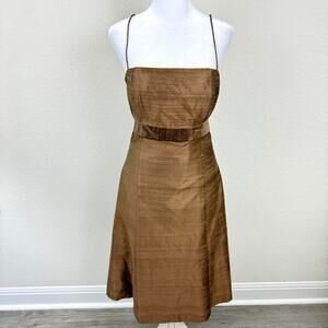 Jenny Yoo Brown Midi Dress